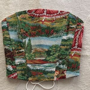 Scenic Tapestry Corset Top